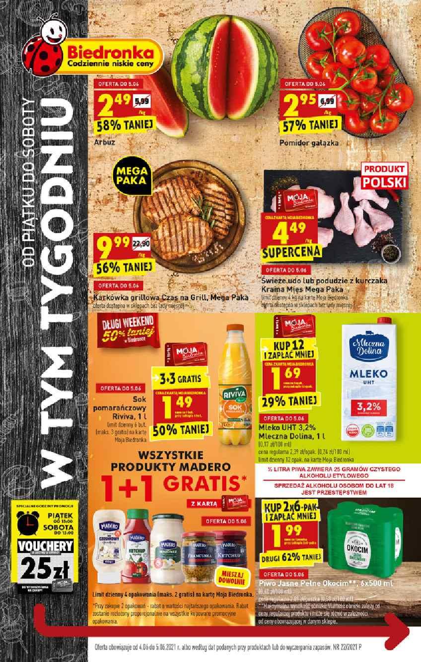 Gazetka promocyjna Biedronka str. 1