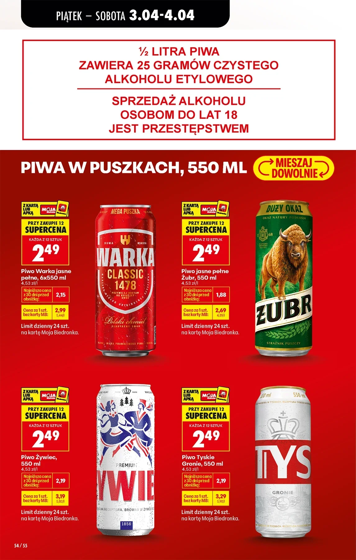Gazetka promocyjna Biedronka str. 54