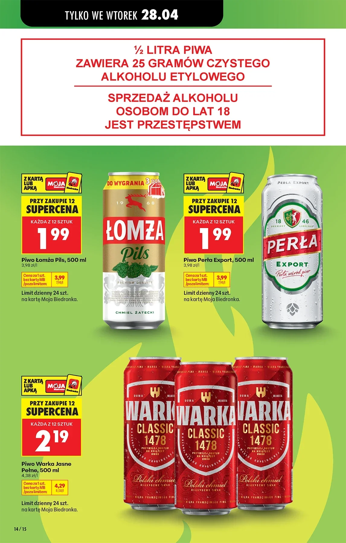 Gazetka promocyjna Biedronka str. 14