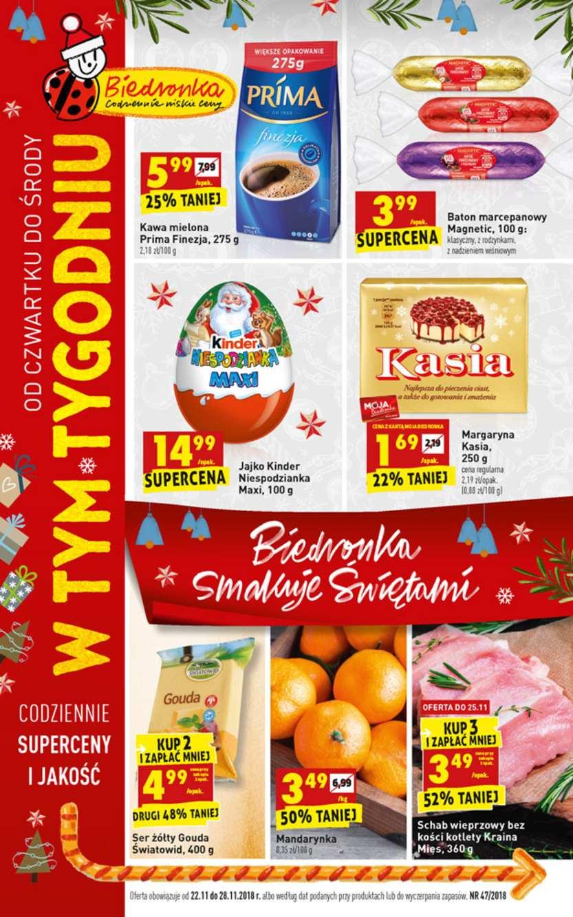 Gazetka promocyjna Biedronka str. 1