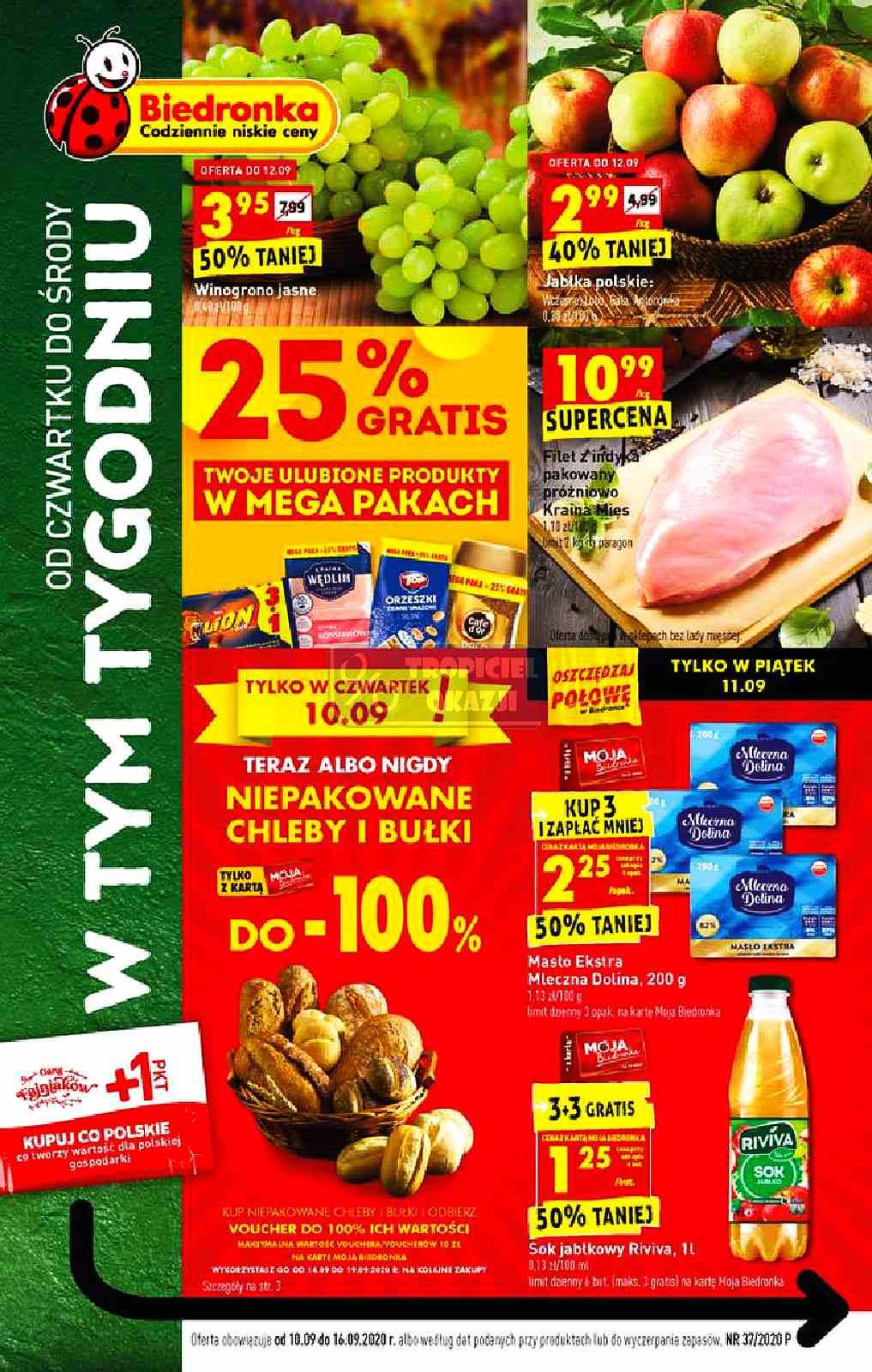 Gazetka promocyjna Biedronka str. 1