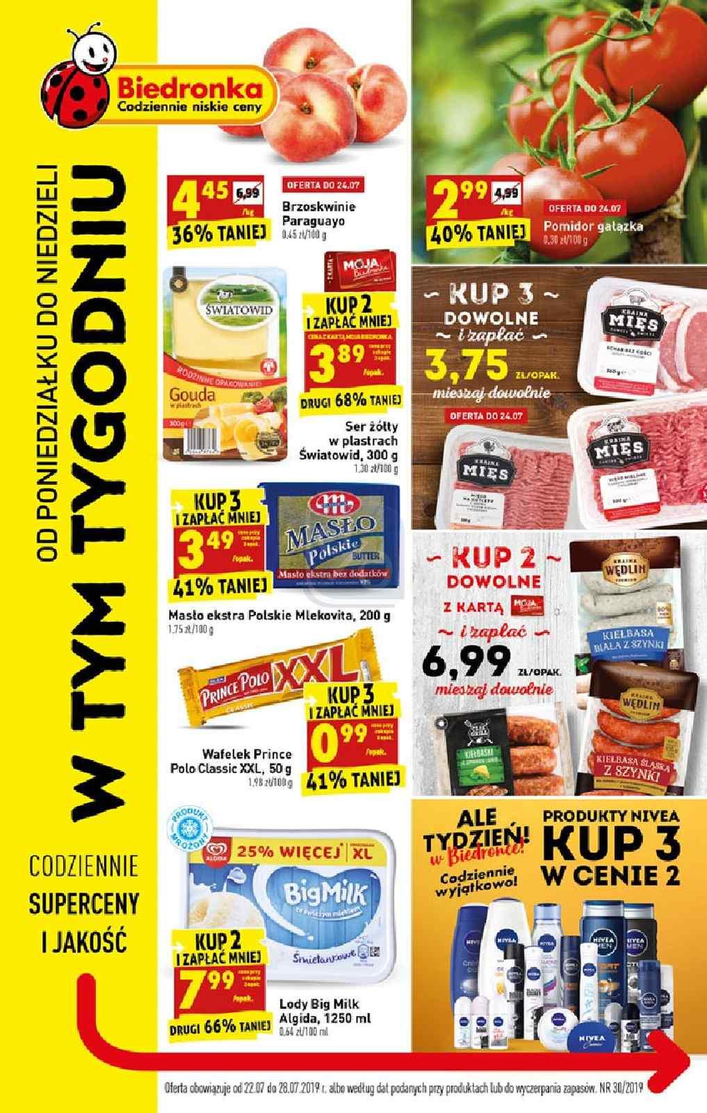 Gazetka promocyjna Biedronka str. 1