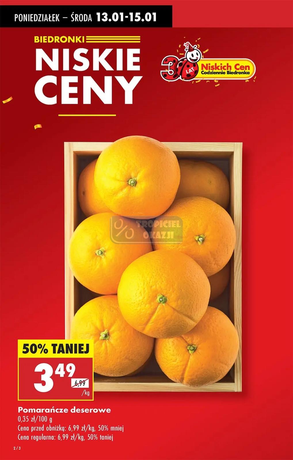 Gazetka promocyjna Biedronka str. 2