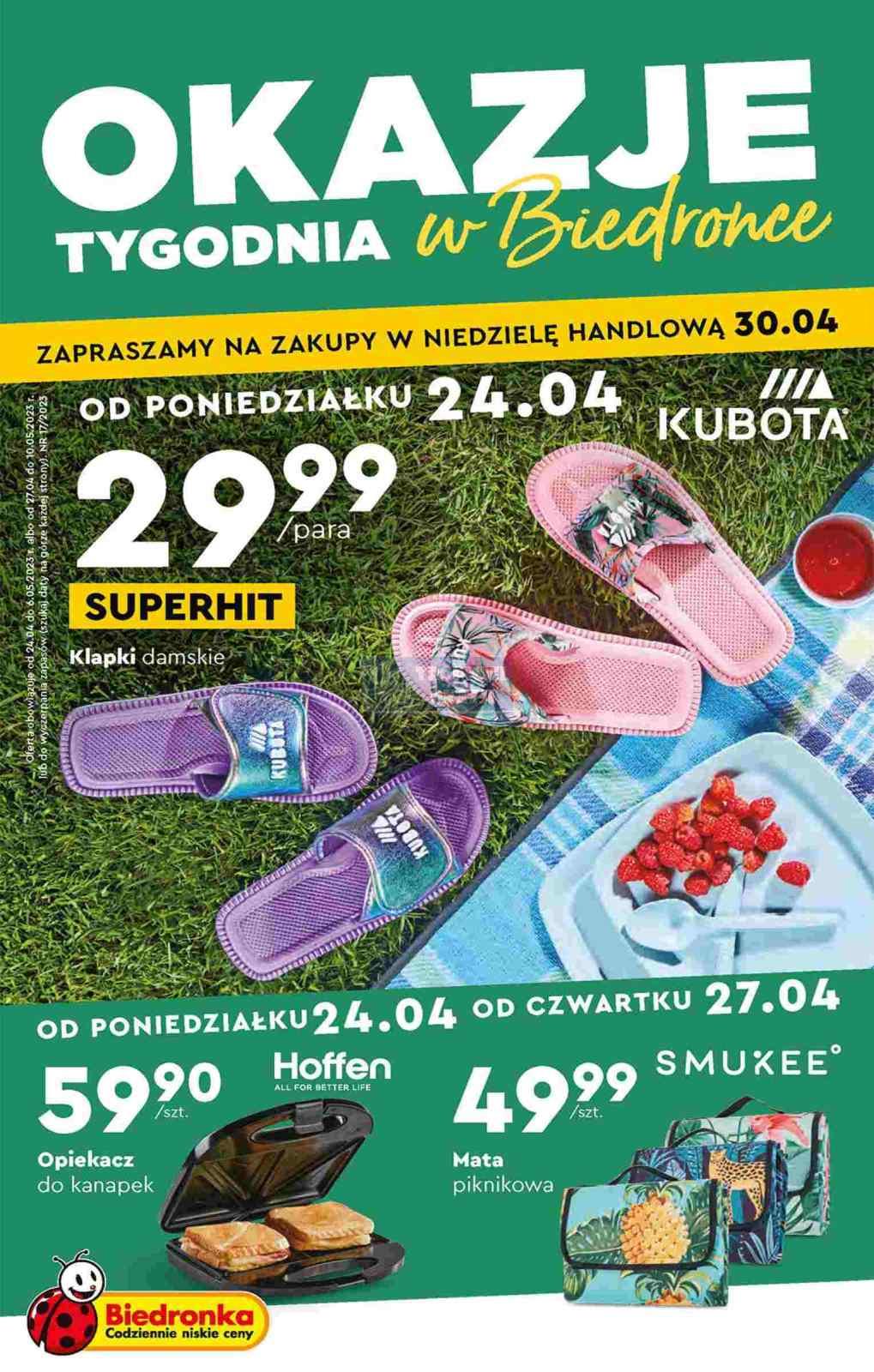 Gazetka promocyjna Biedronka str. 1