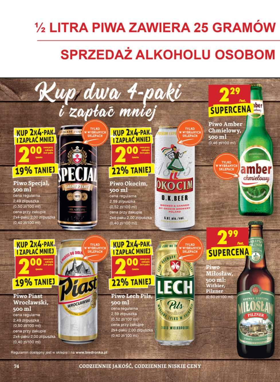 Gazetka promocyjna Biedronka str. 74
