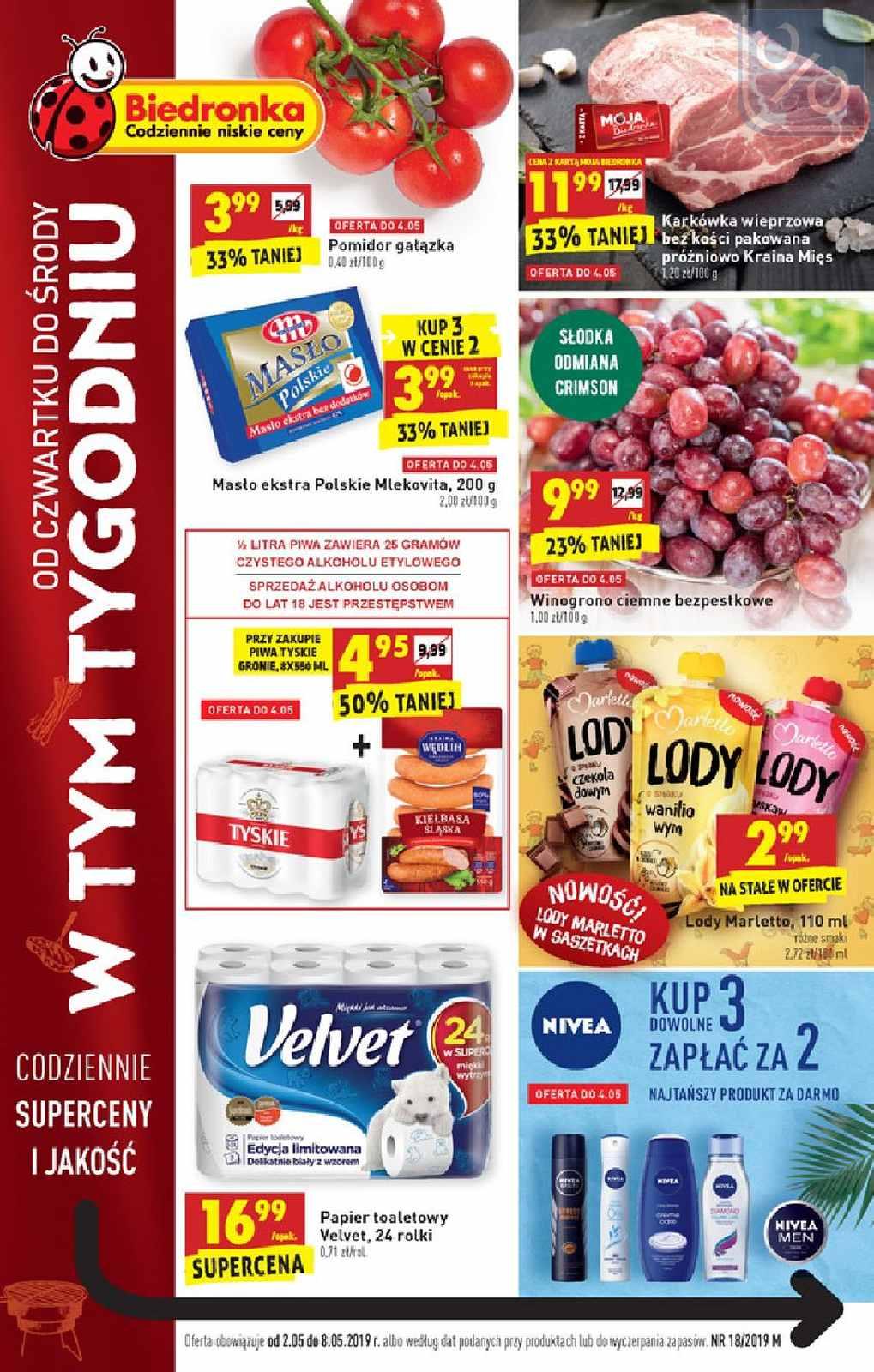 Gazetka promocyjna Biedronka str. 1