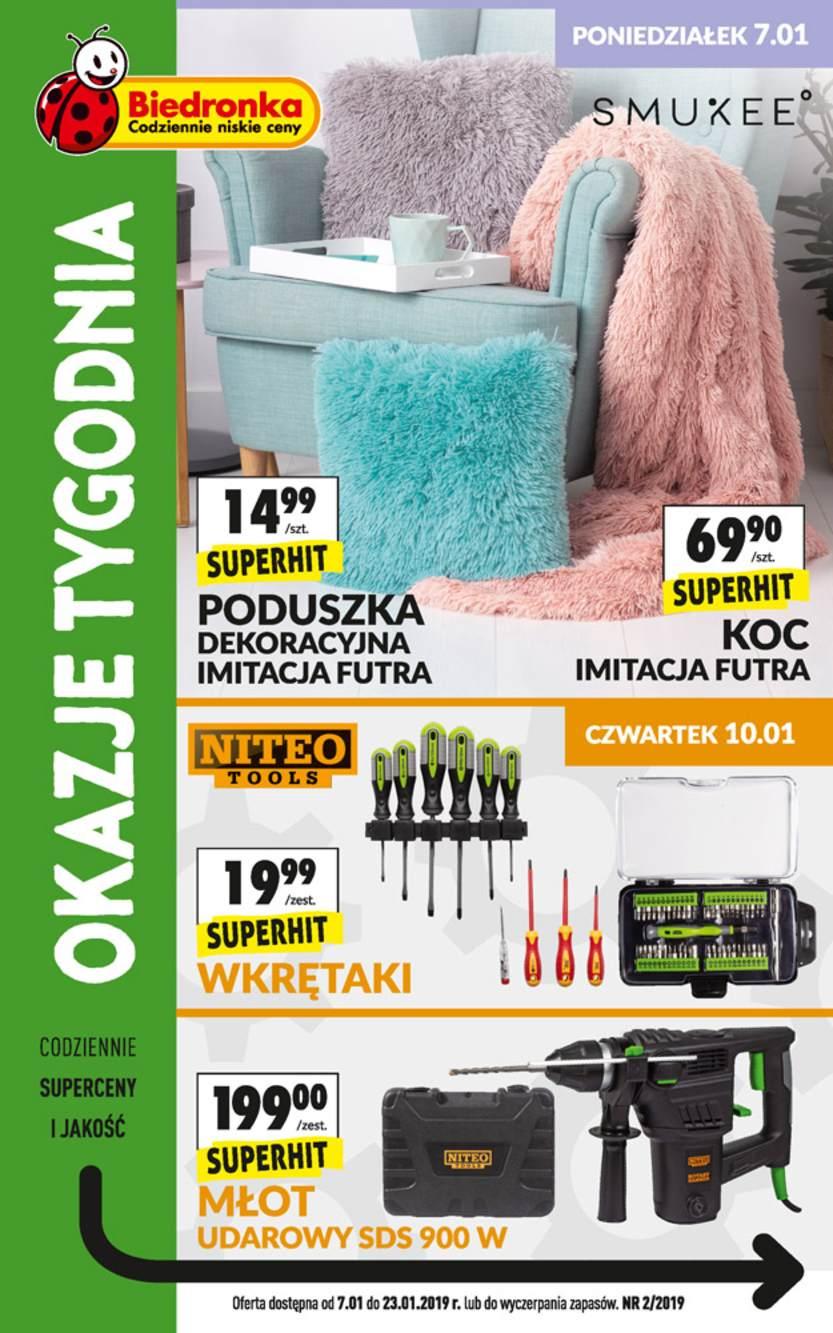 Gazetka promocyjna Biedronka str. 1