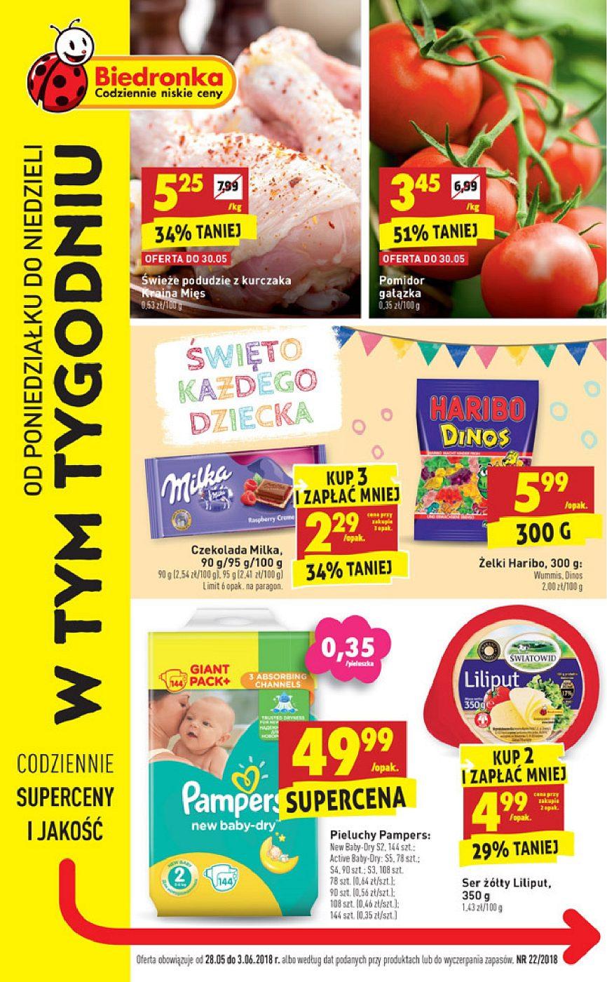 Gazetka promocyjna Biedronka str. 1