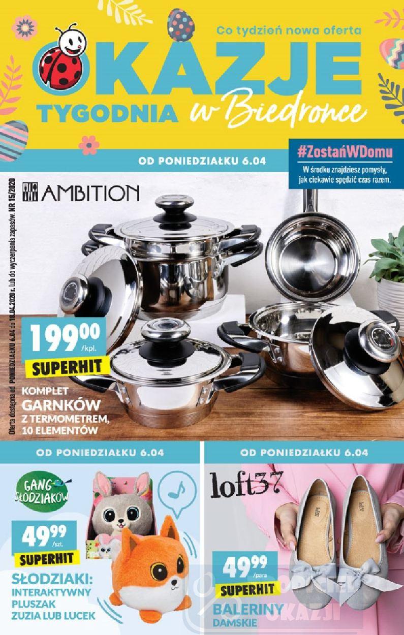 Gazetka promocyjna Biedronka str. 1