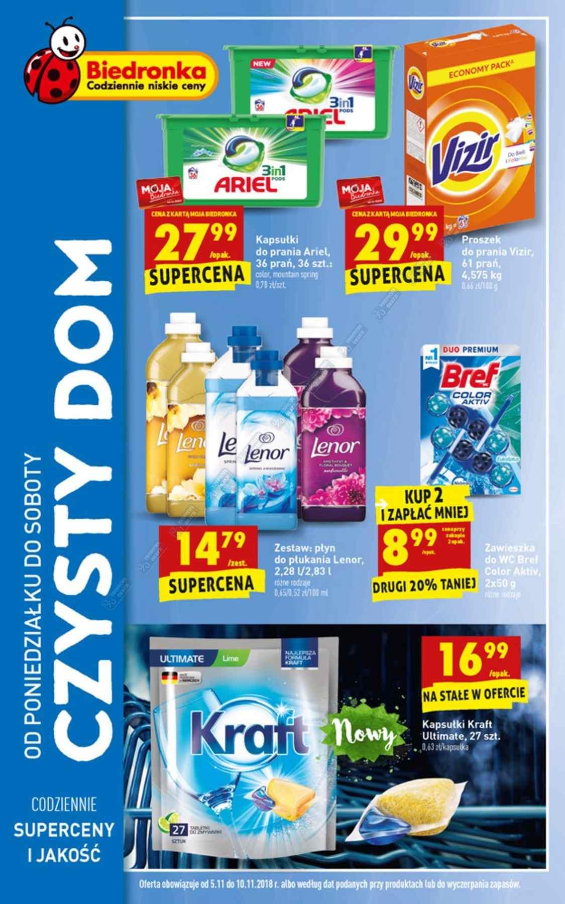 Gazetka promocyjna Biedronka str. 1