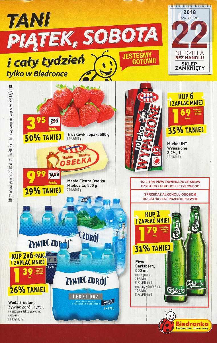 Gazetka promocyjna Biedronka str. 1