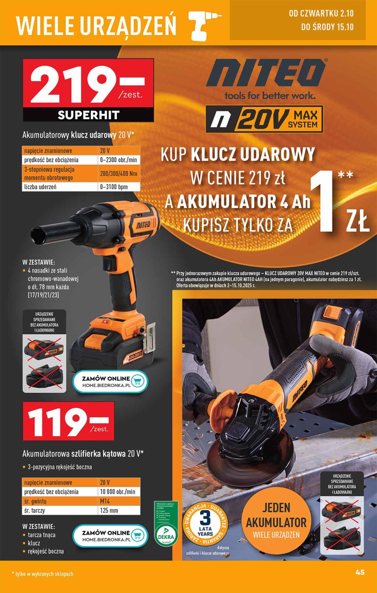 Gazetka promocyjna Biedronka str. 45