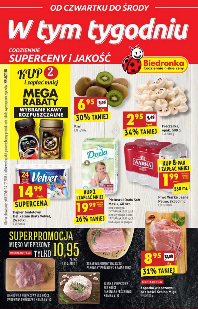 Gazetka promocyjna Biedronka str. 1