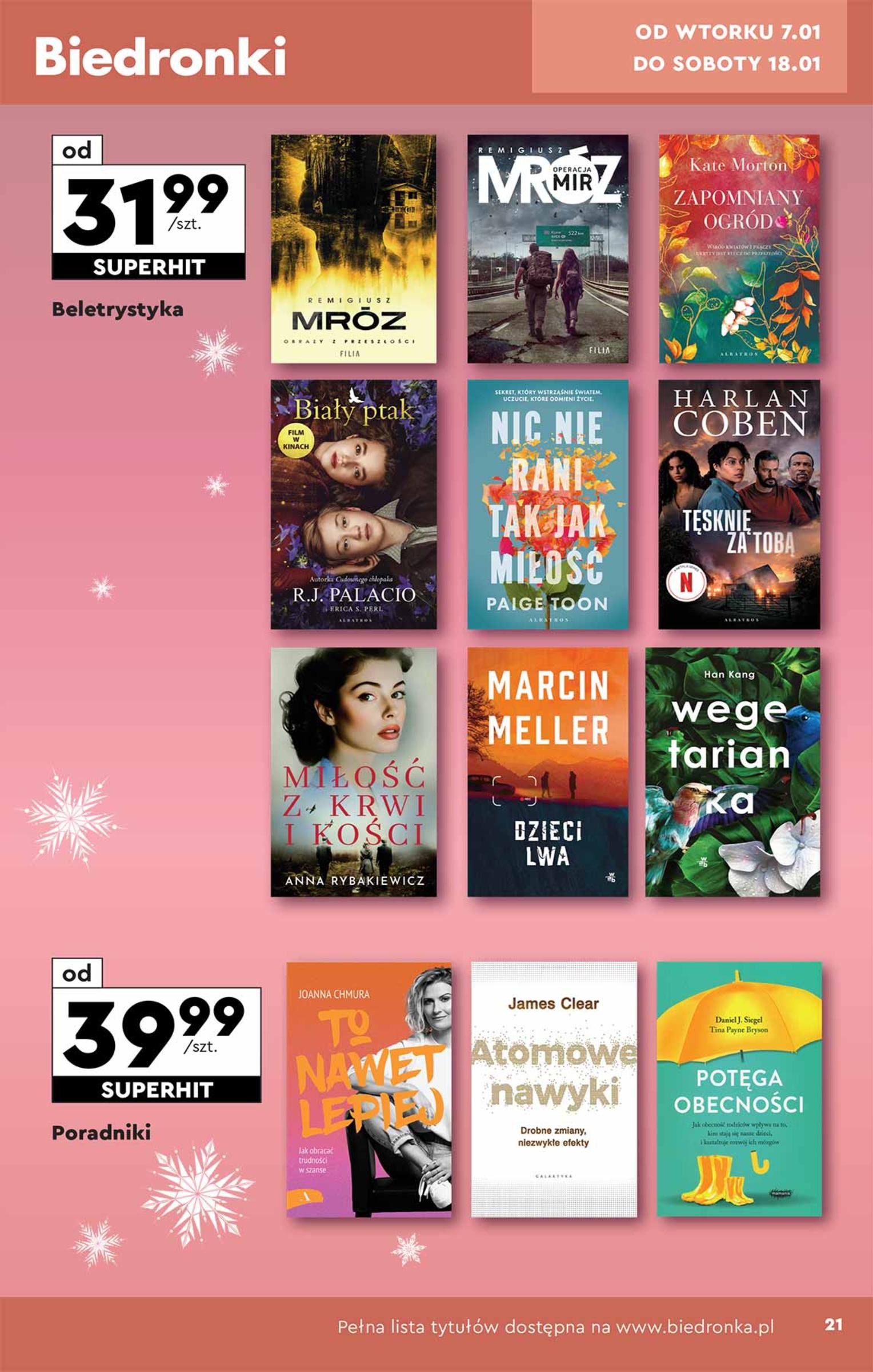 Gazetka promocyjna Biedronka str. 21