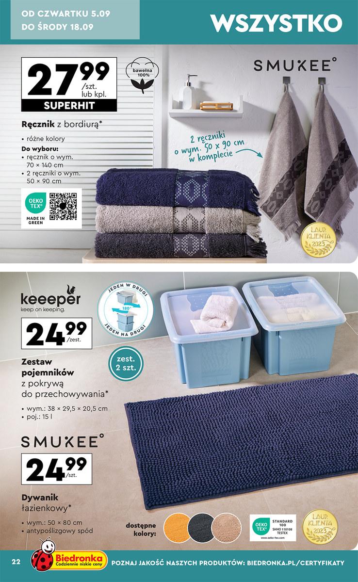 Gazetka promocyjna Biedronka str. 22