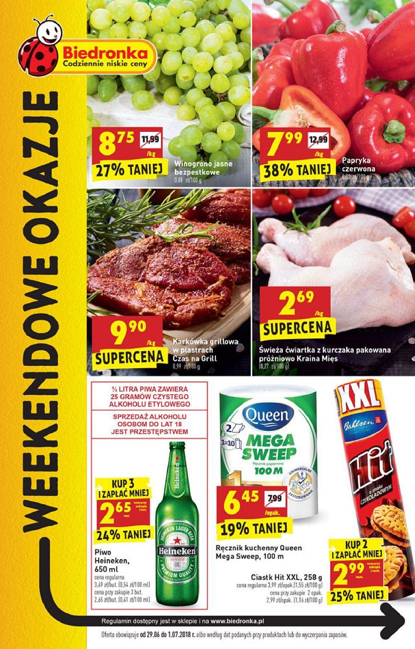 Gazetka promocyjna Biedronka str. 1