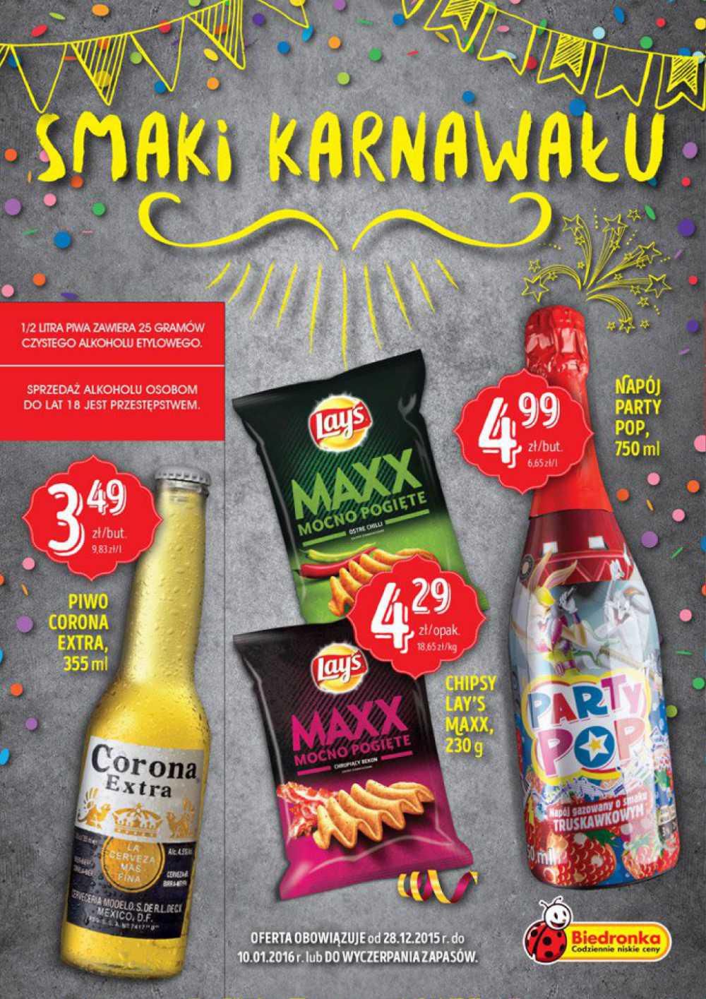 Gazetka promocyjna Biedronka str. 1