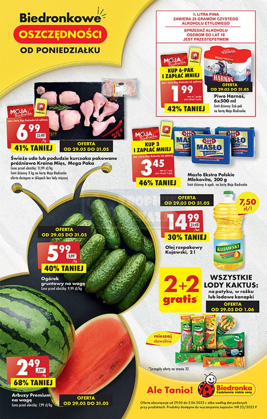 Gazetka promocyjna Biedronka str. 1