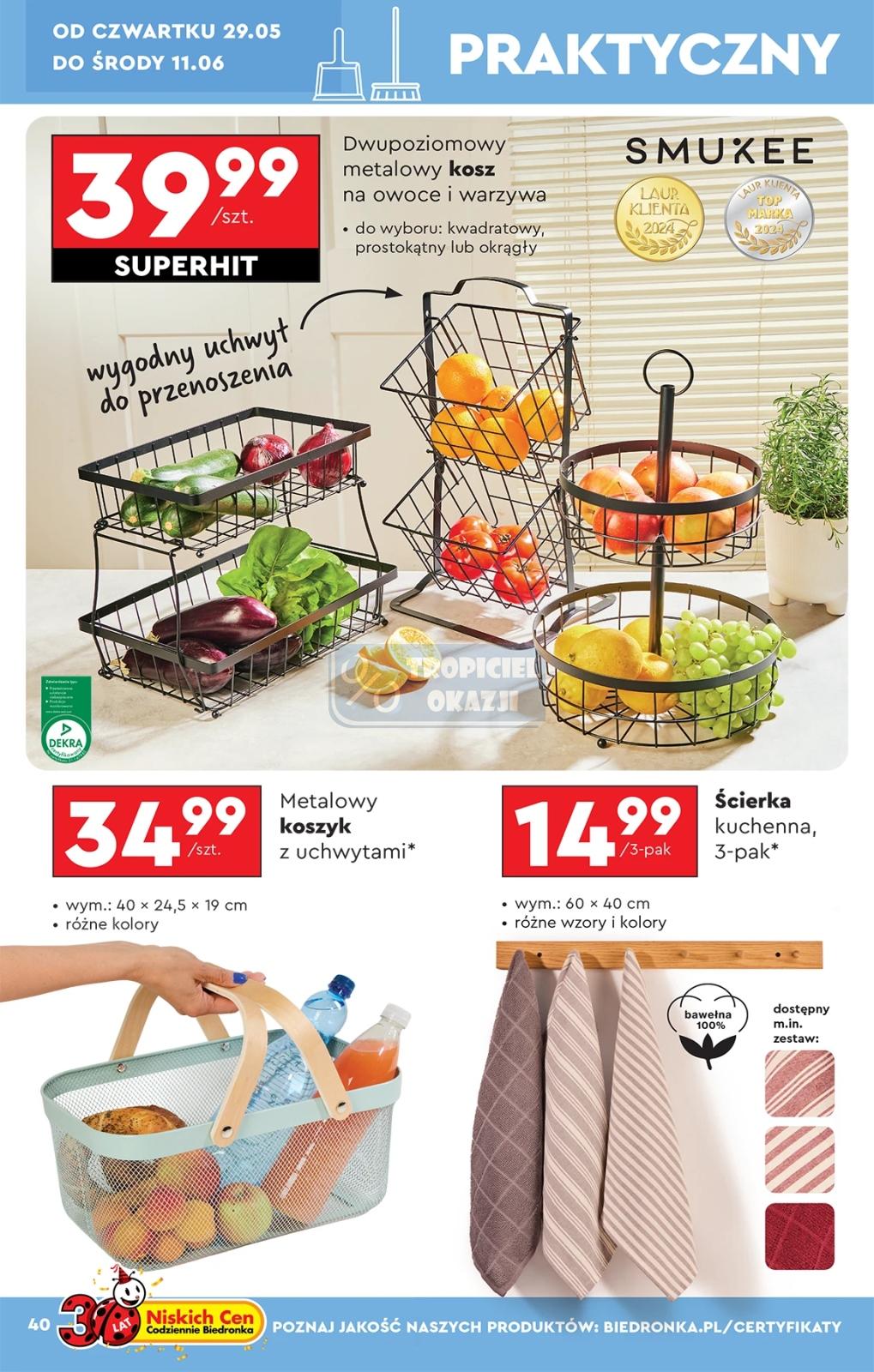 Gazetka promocyjna Biedronka str. 40