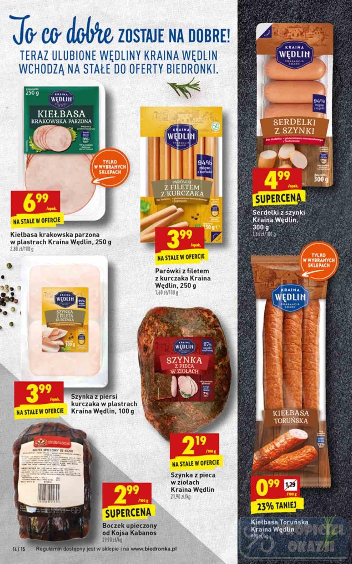 Gazetka promocyjna Biedronka str. 14