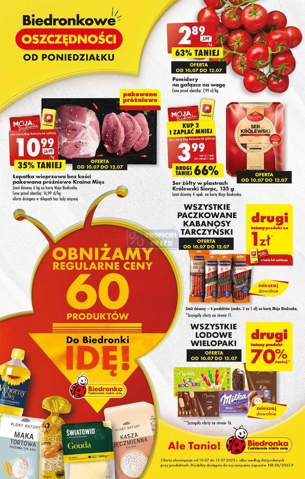 Gazetka promocyjna Biedronka str. 1