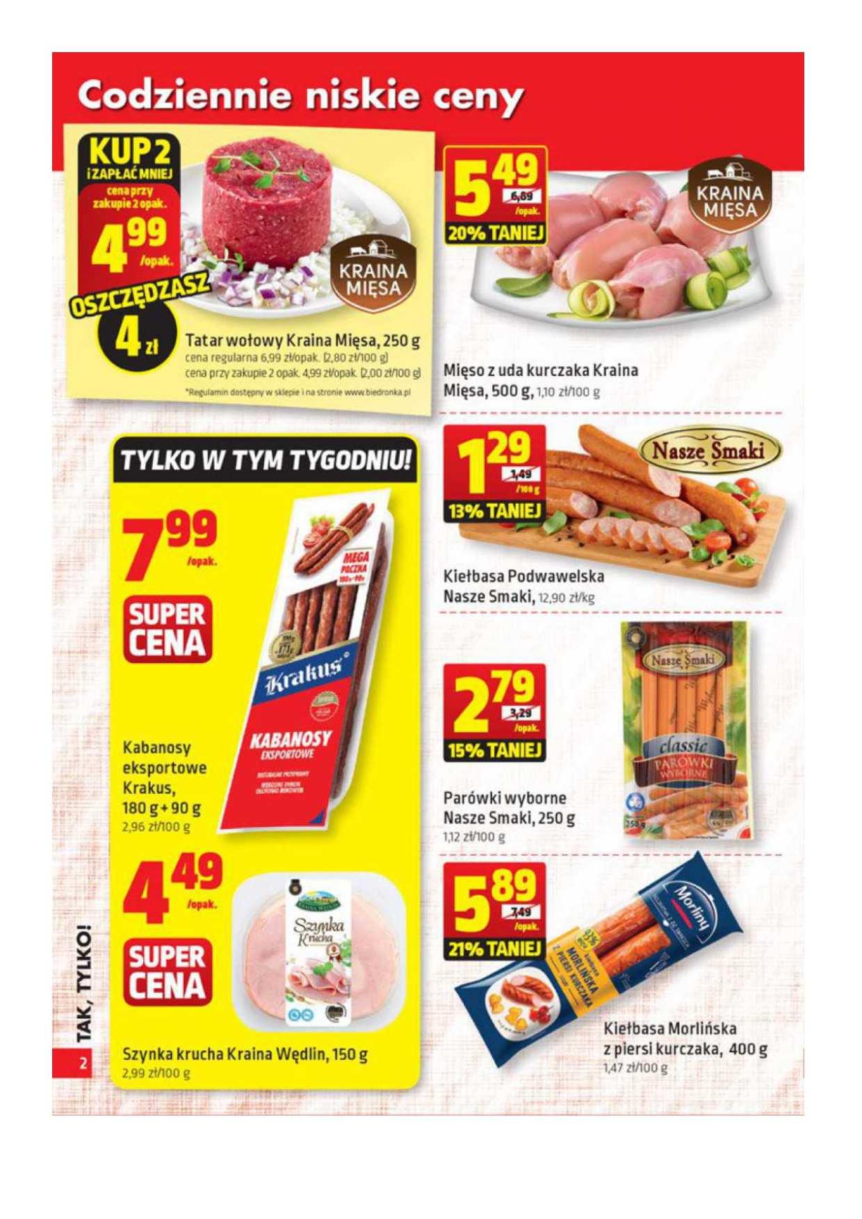 Gazetka promocyjna Biedronka str. 2