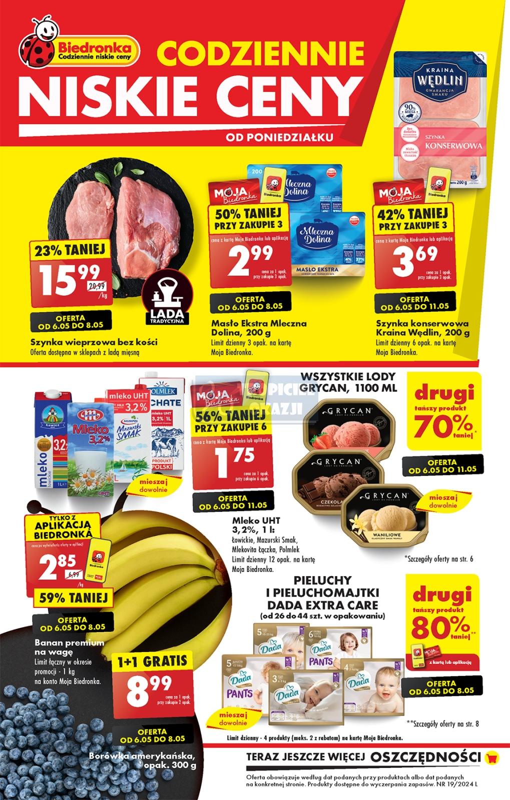 Gazetka promocyjna Biedronka str. 1