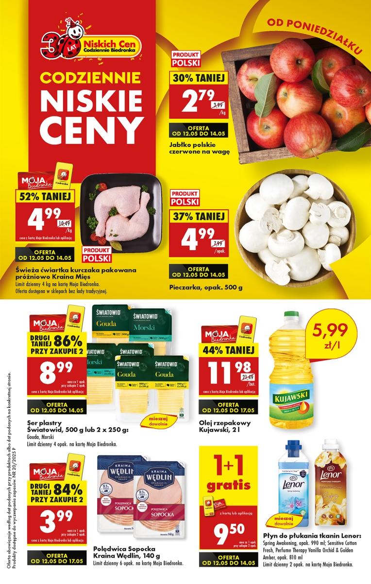 Gazetka promocyjna Biedronka str. 1