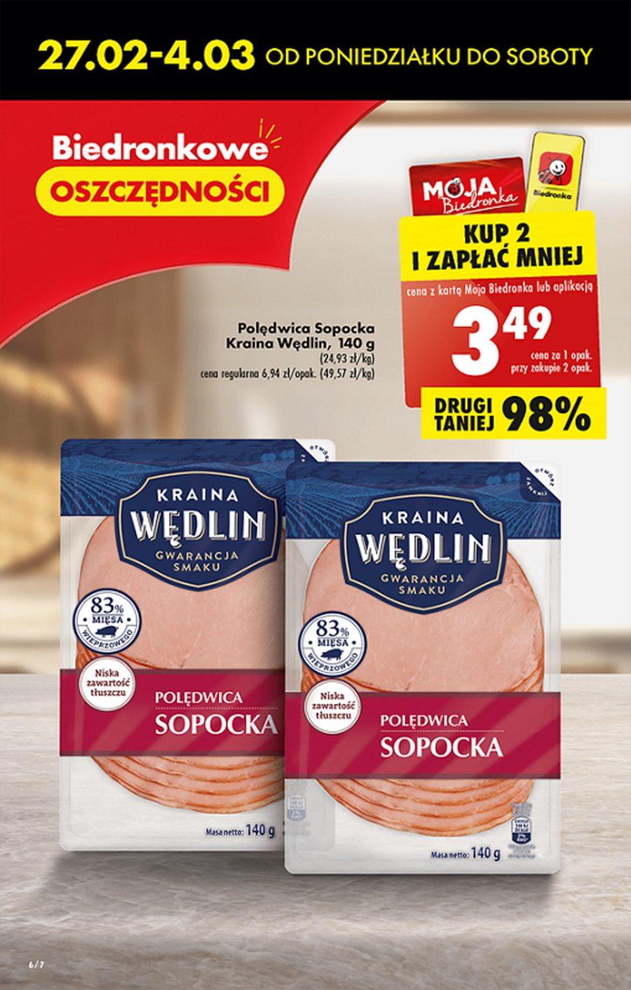 Gazetka promocyjna Biedronka str. 6