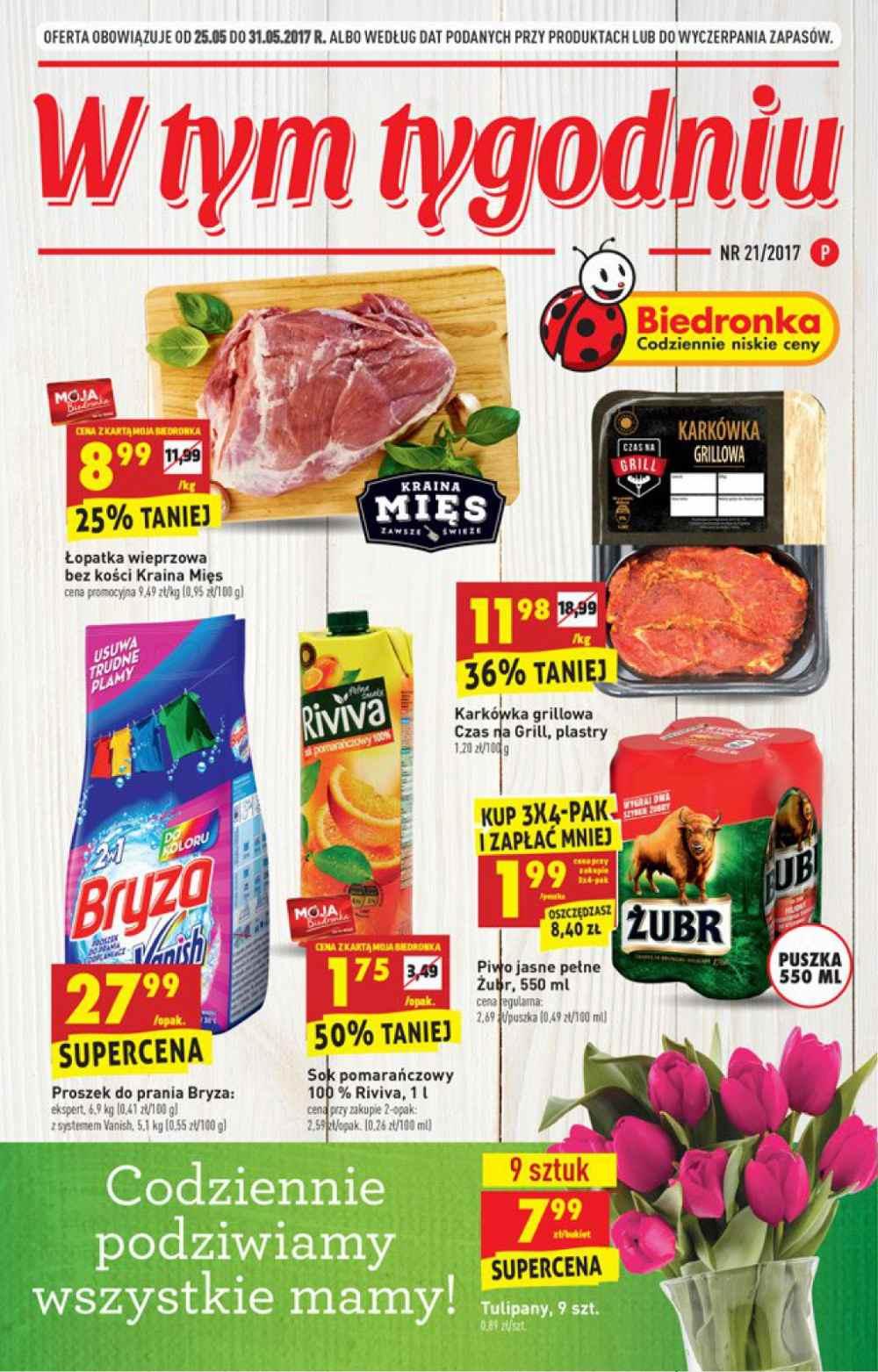 Gazetka promocyjna Biedronka str. 1