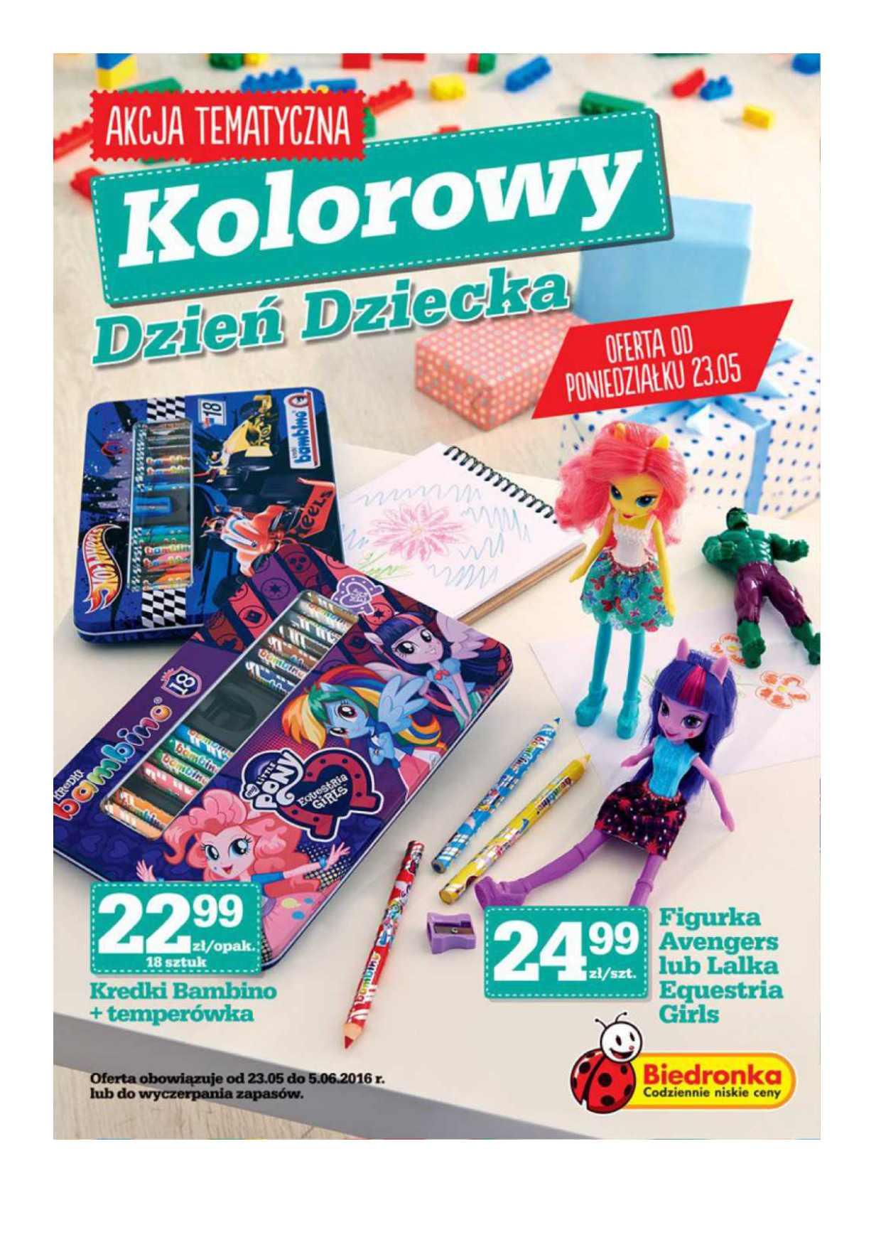 Gazetka promocyjna Biedronka str. 1