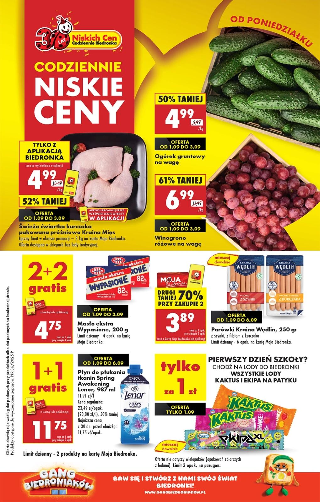 Gazetka promocyjna Biedronka str. 1