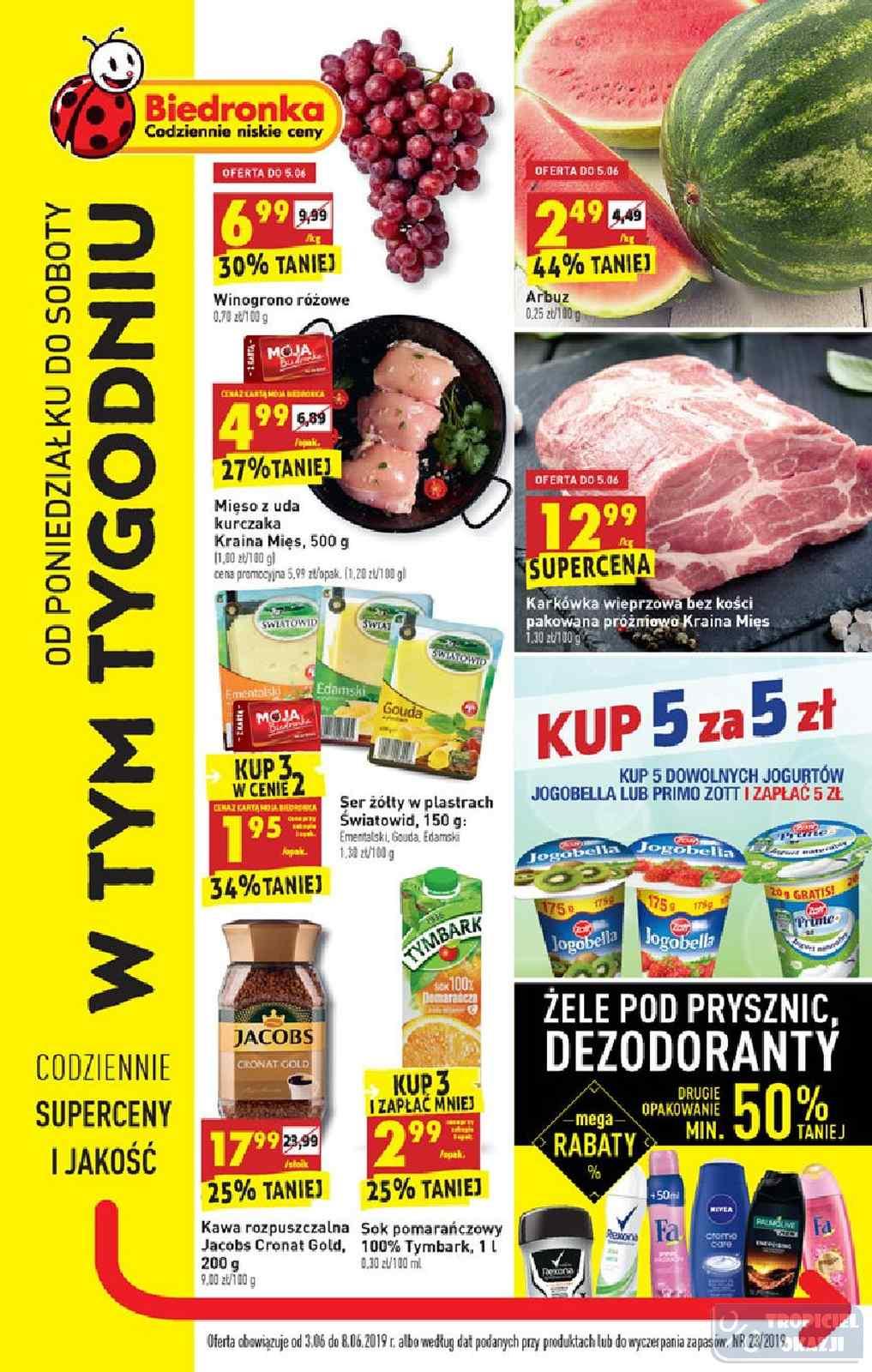 Gazetka promocyjna Biedronka str. 1