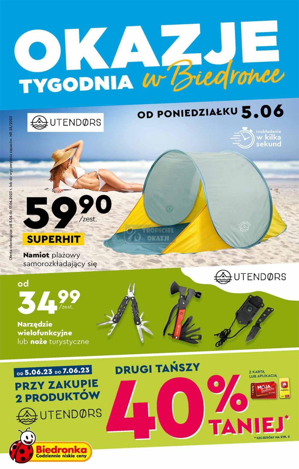 Gazetka promocyjna Biedronka str. 1