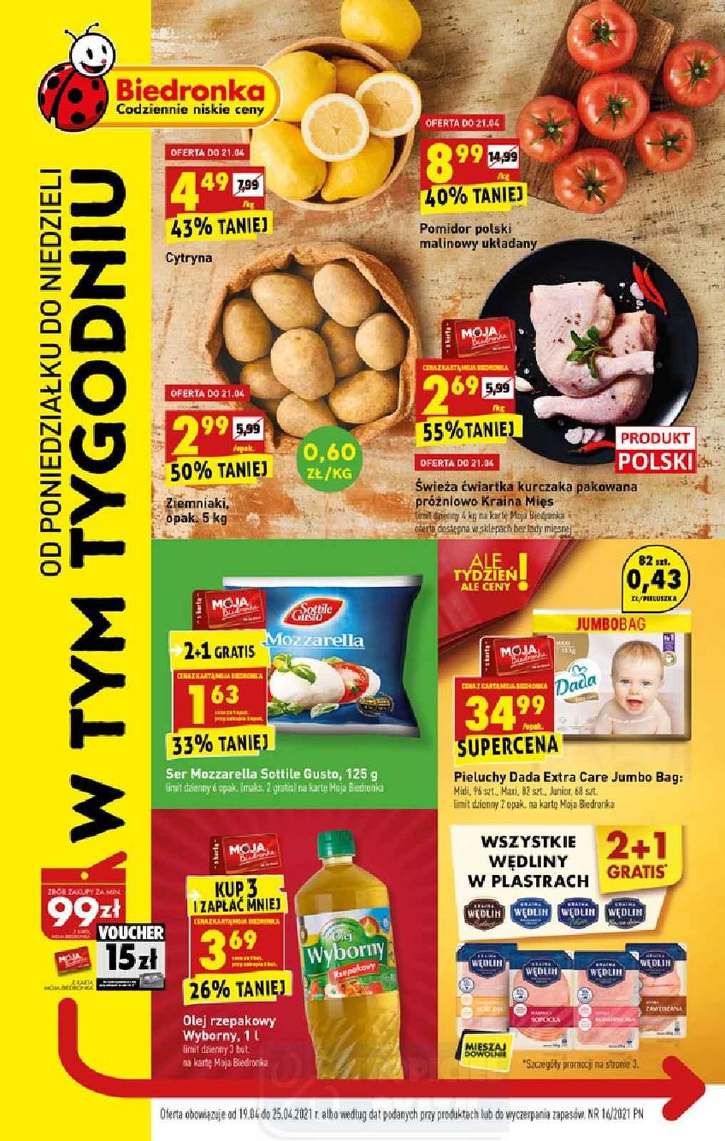 Gazetka promocyjna Biedronka str. 1