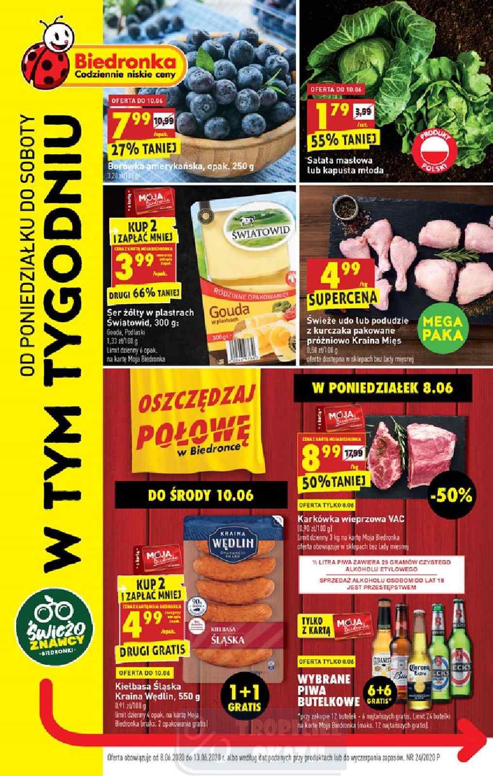 Gazetka promocyjna Biedronka str. 1