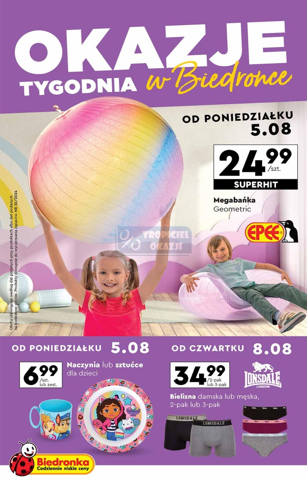 Gazetka promocyjna Biedronka str. 1