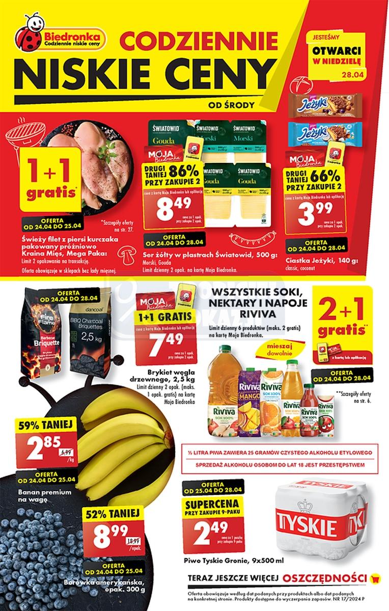 Gazetka promocyjna Biedronka str. 1