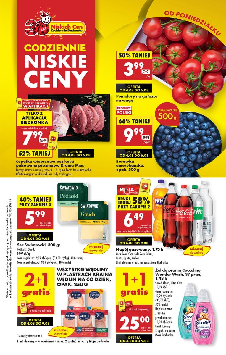 Gazetka promocyjna Biedronka str. 1