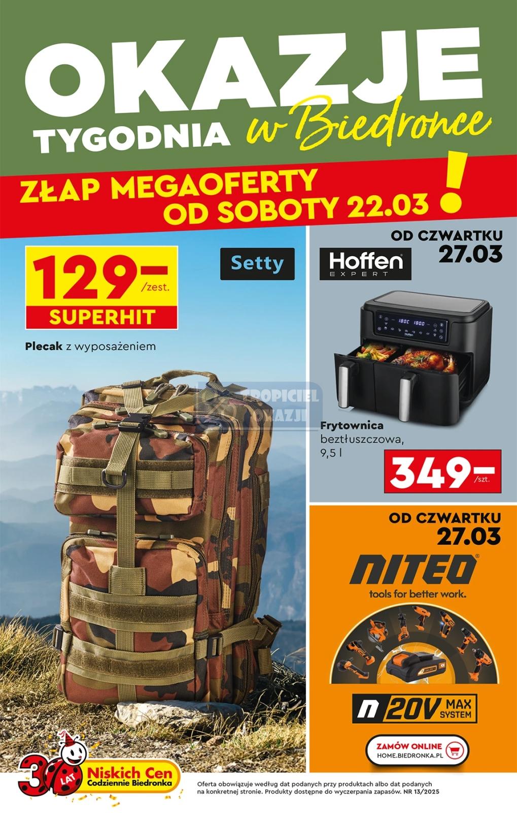 Gazetka promocyjna Biedronka str. 1