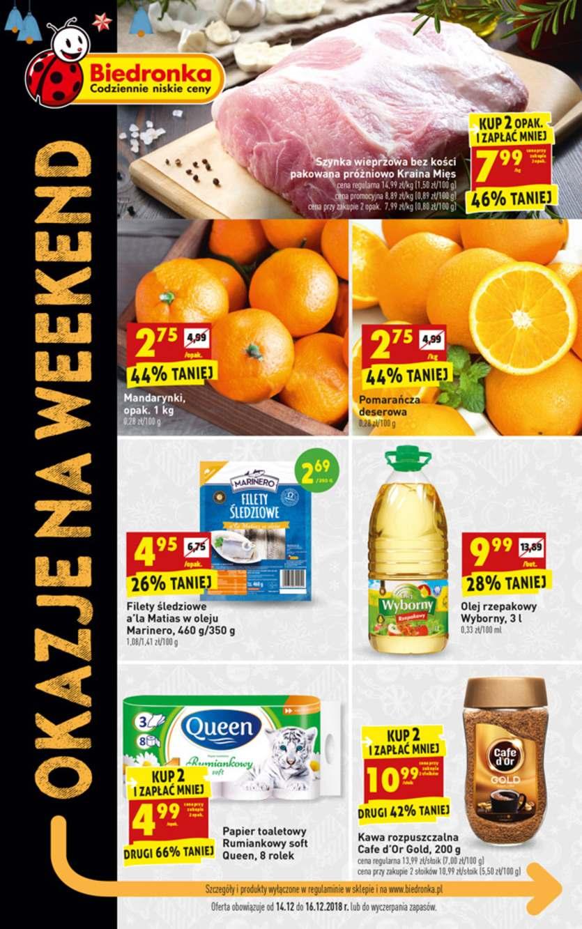 Gazetka promocyjna Biedronka str. 1