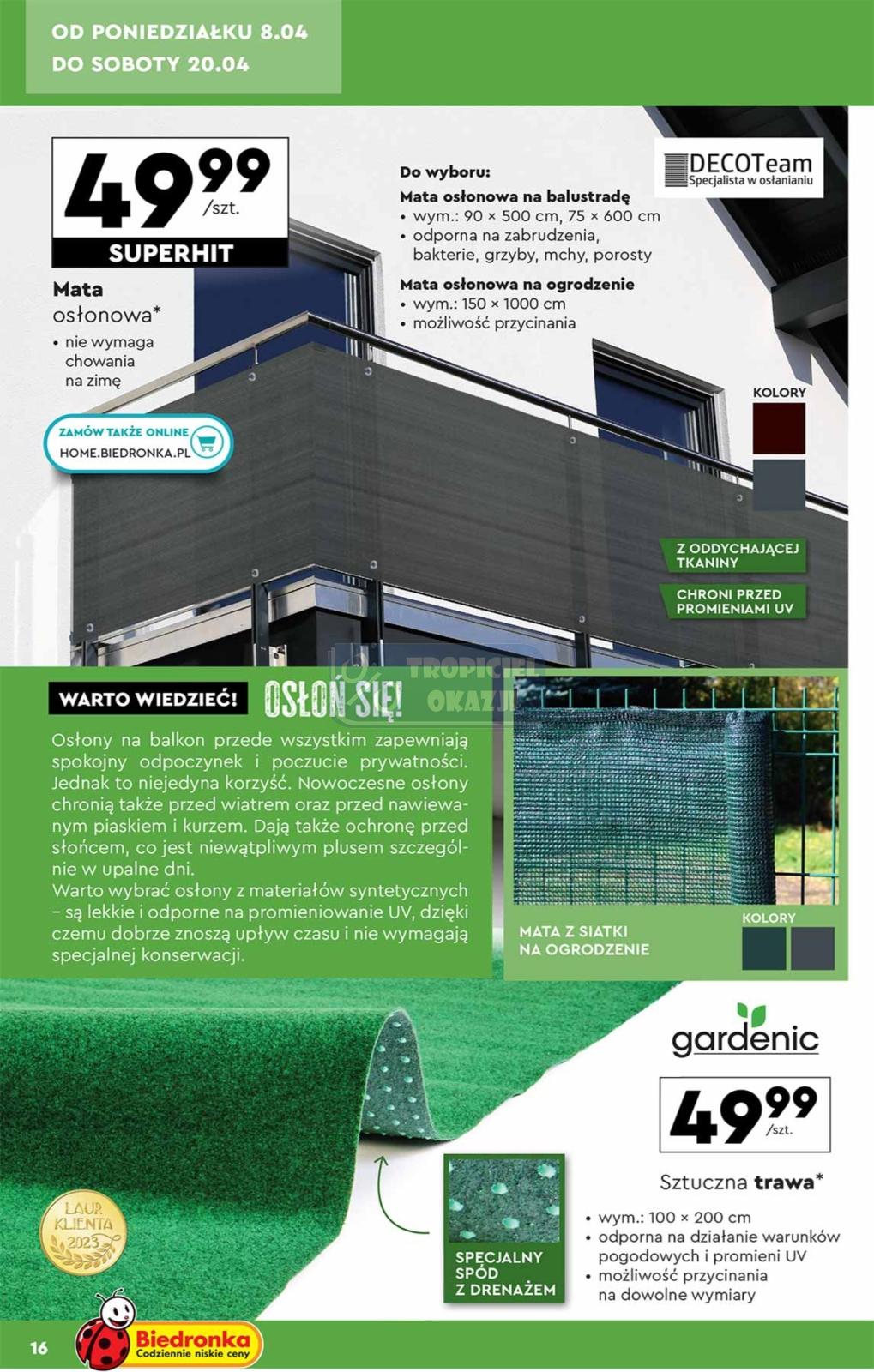 Gazetka promocyjna Biedronka str. 16