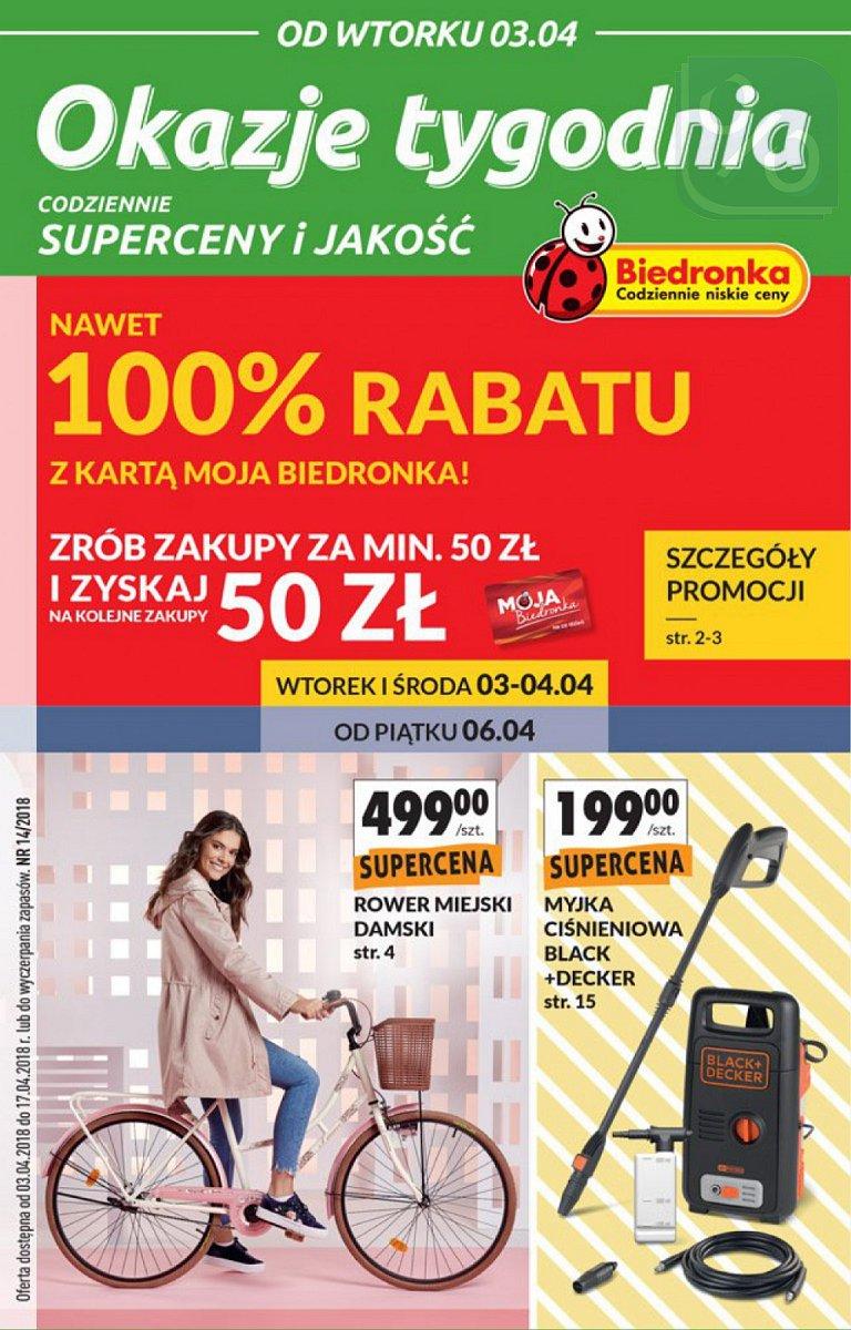 Gazetka promocyjna Biedronka str. 1
