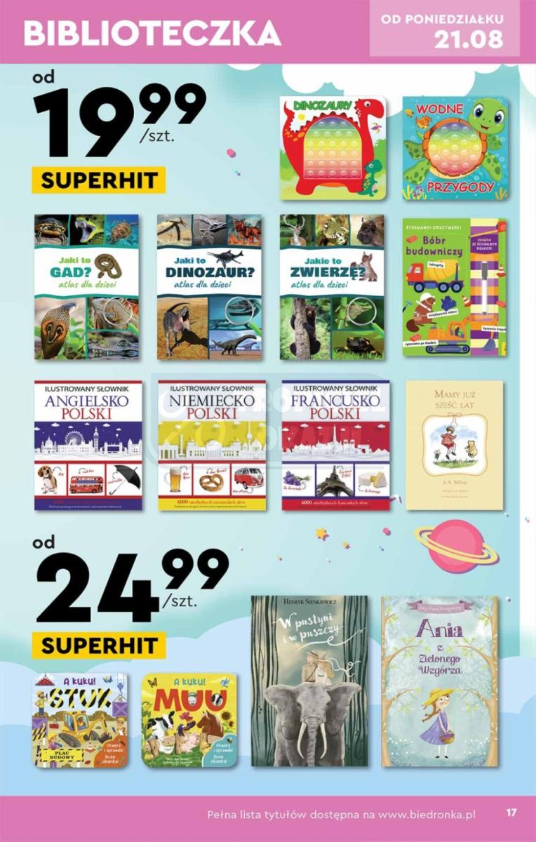 Gazetka promocyjna Biedronka str. 17