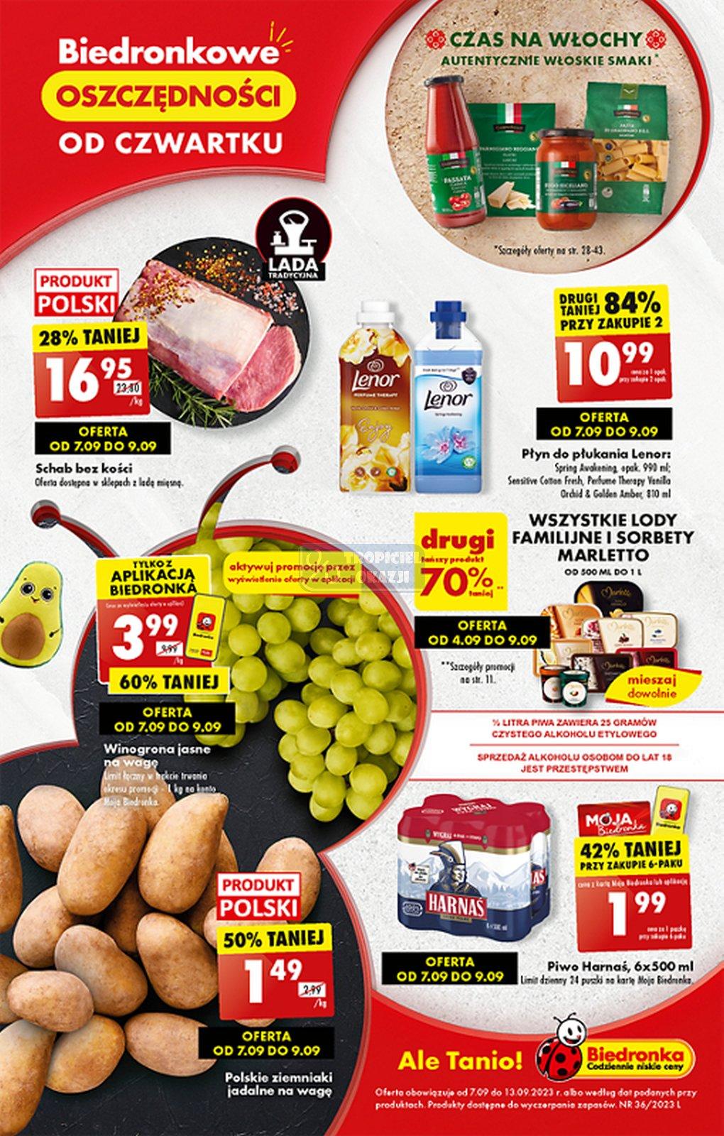 Gazetka promocyjna Biedronka str. 1