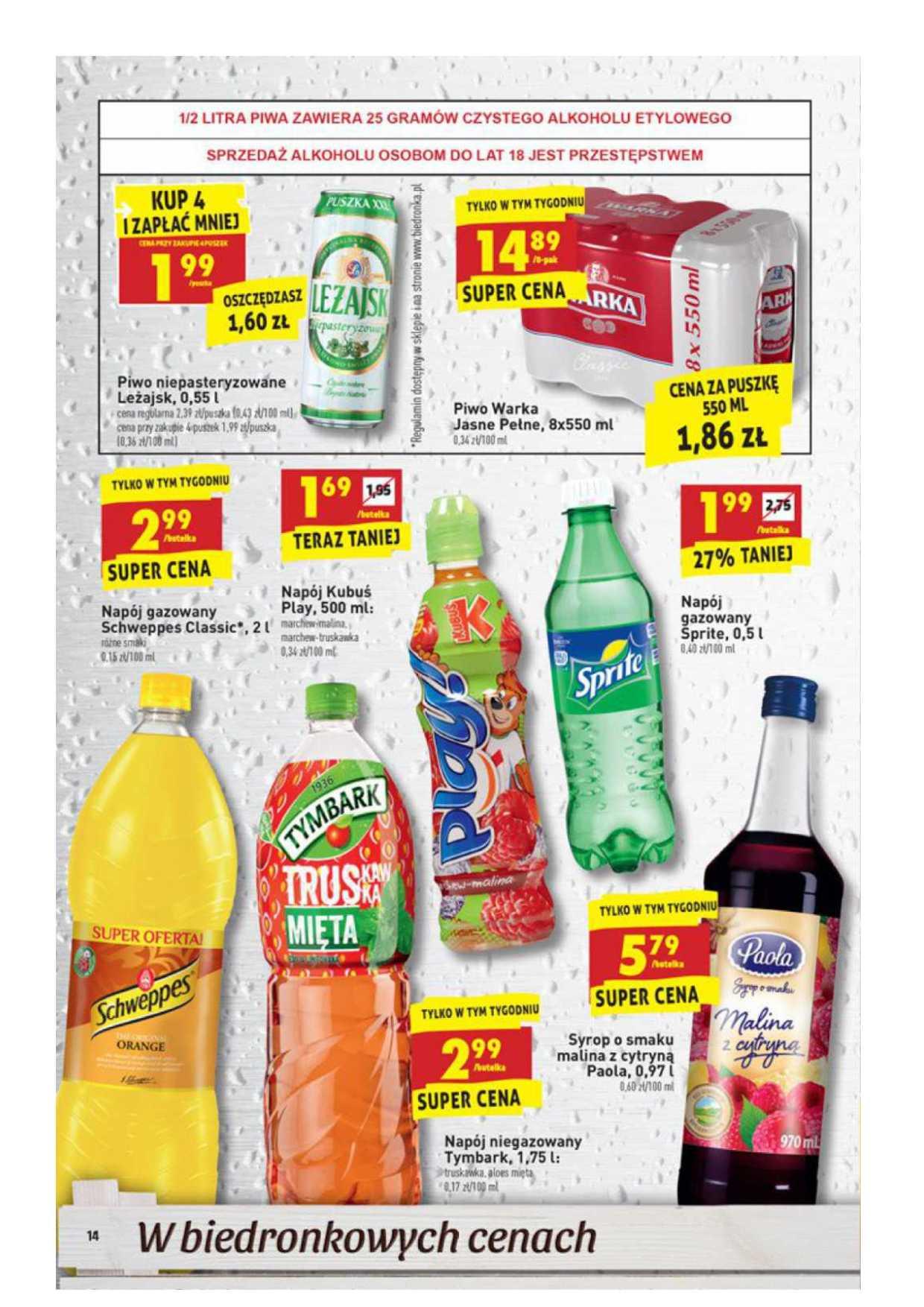 Gazetka promocyjna Biedronka str. 14