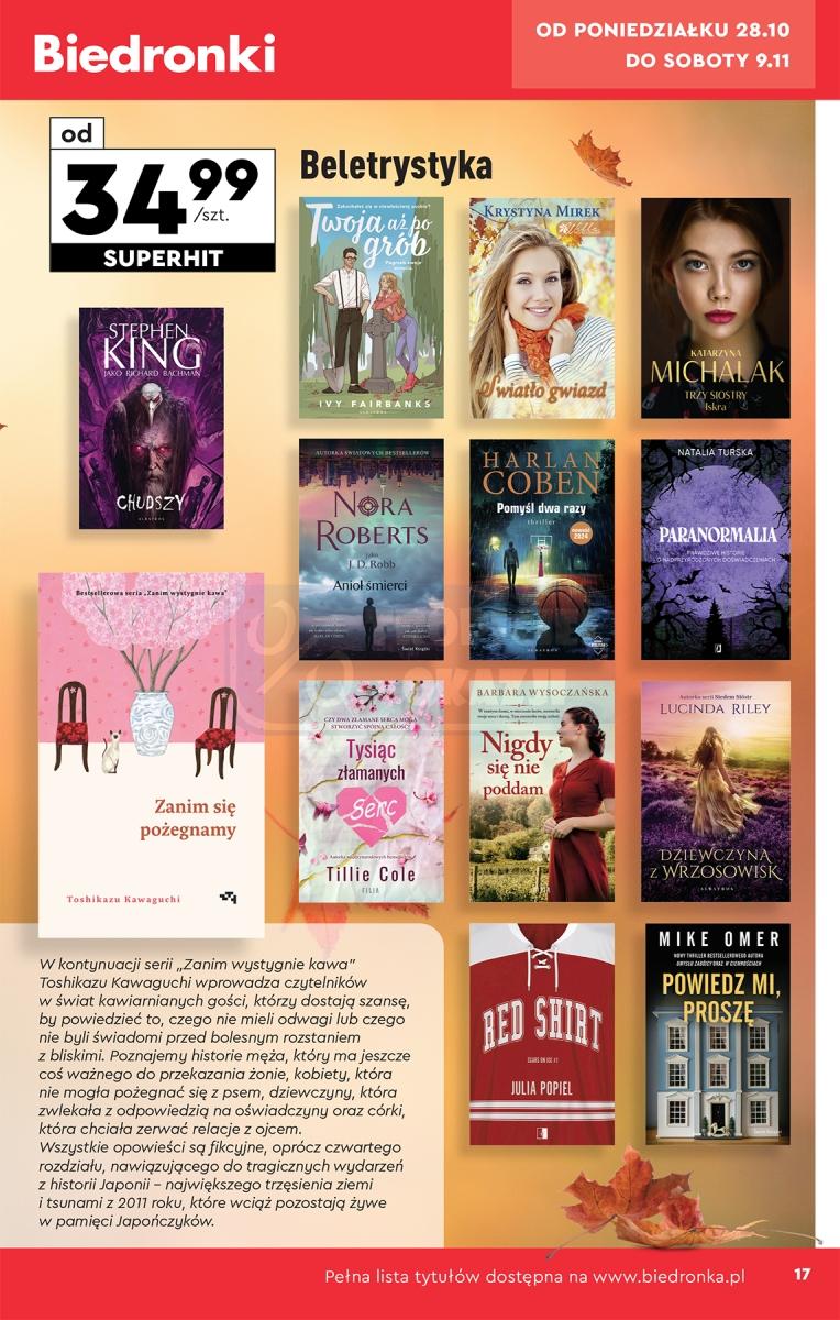 Gazetka promocyjna Biedronka str. 17
