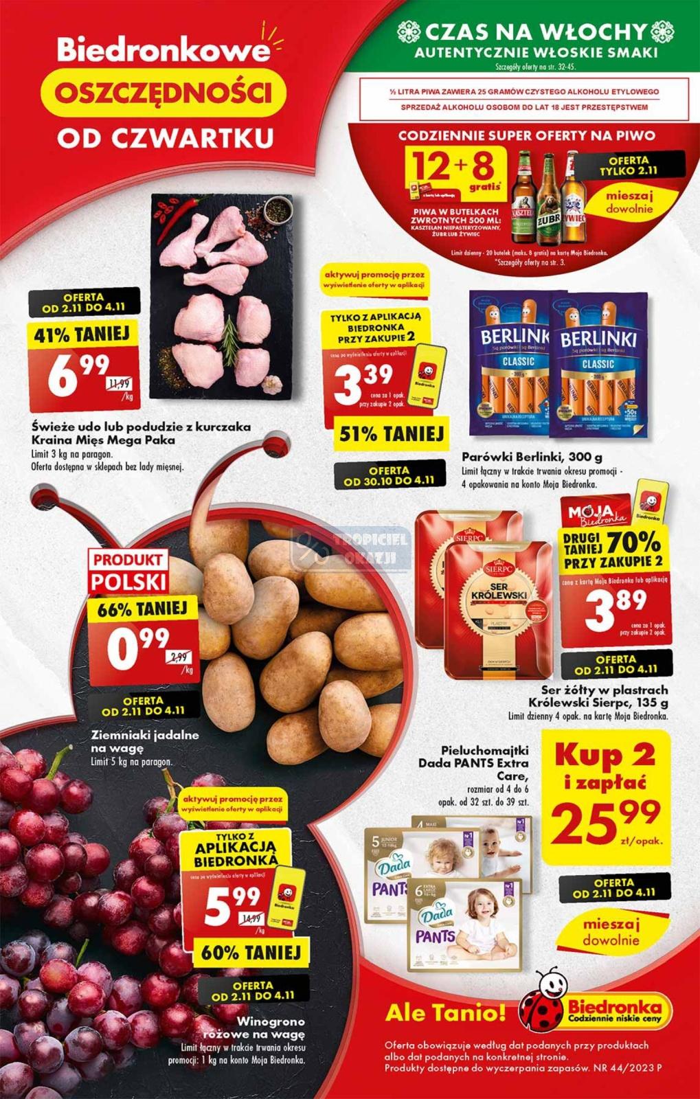 Gazetka promocyjna Biedronka str. 1