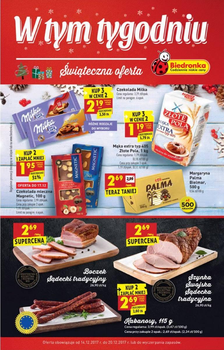 Gazetka promocyjna Biedronka str. 1