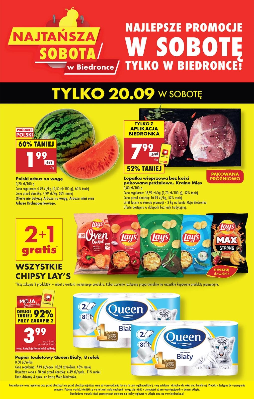 Gazetka promocyjna Biedronka str. 1